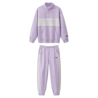 【加绒套装】Champion冠军童装25秋冬新款日常运动卫衣长裤两件套