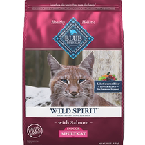(Self-operated) Lanzhi Blue Delicious Wild Elf imported cat food high protein salmon adult cat food 4 9KG