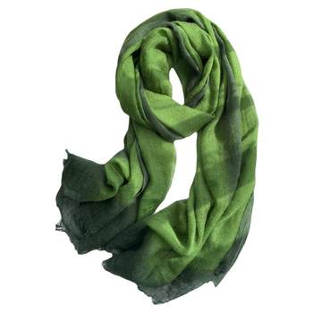 Spring, autumn and winter korean style women's scarf with raw edge