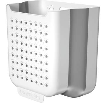 Large capacity dirty clothing basket can be folded without taking up any floor