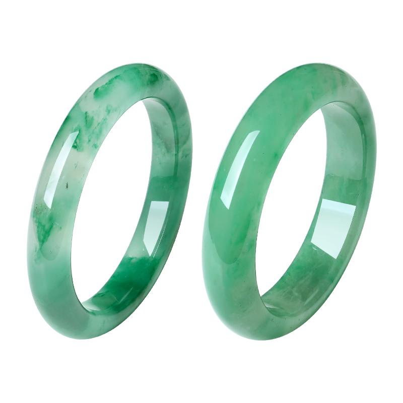 Chow Tai Sang Natural Genuine African Cui Ping An Bracelet