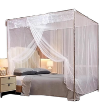 Floor-standing single-door mosquito net 2024 new home bedroom 2023 old-fashioned bracket bold and thickened installation-free single person