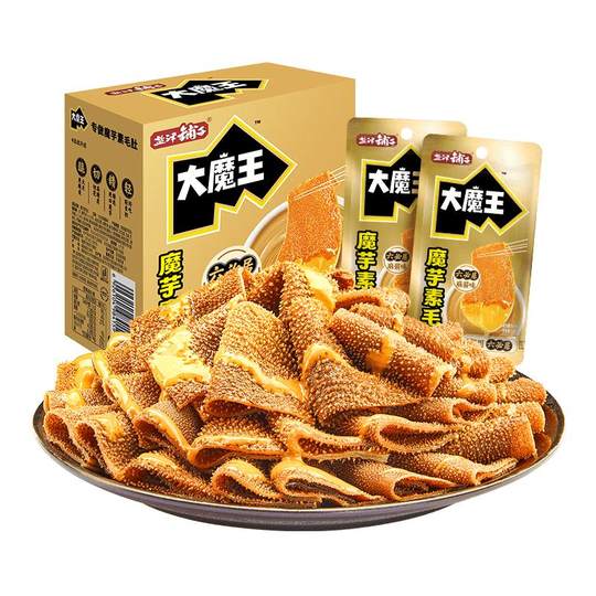 【商超同款】盐津铺子大魔王麻酱素毛肚零食小吃休闲食品辣爽魔芋