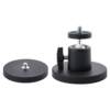 Magnetic pan/tilt bracket fixed suction cup base