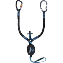 Vilada oxtail lanyard elastic protection potential energy absorber climbing protection rope anti-fall safety belt set