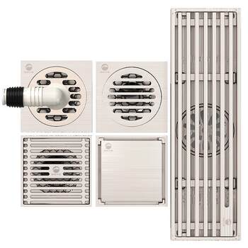 Hot selling 100,000+ cream style all-copper anti-odor floor drain