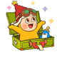 Cute new star decoration series electrostatic stickers