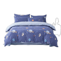 Mercury Home Textiles Cotton Antibacterial Three-Four-Piece Childrens Cartoon Set Class A Quilt Cover Sheets Bedding 24 New Products
