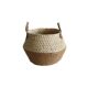 Nordic pastoral style straw corn rope storage basket