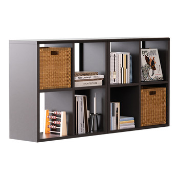 Household steel bookshelf kaleck lattice cabinet