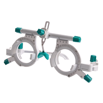 Optometry test wear frame quality test frame insert sheet frame adjustable pupil distance nose toggles leg optometry frame workmanship good