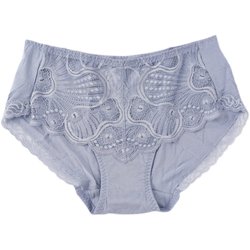 Yizini Modern Women's Sexy Lace Breathable Color Solid Mid-waist Boxer Women's Butt Lift Shaping Panties M1306K2