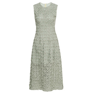 Luo yi temperament green strappy sleeveless dress