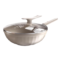 Titanium Upper Titanium Without Coating Frying Pan Nonstick Pan Home Gas Oven Induction Cooktop Stir-frying Pan Ceramic Pure Titanium Pan