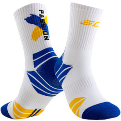 ຖົງຕີນບ້ວງຜູ້ຊາຍ Summer ບາງໆ Breathable Socks June Ankle Support Sports Mid-Tube Pure Cotton American Basketball Socks