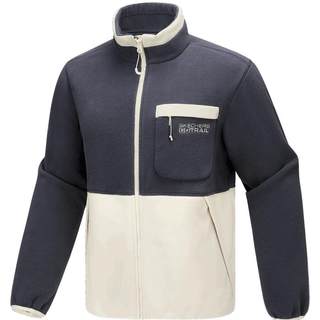 Skechers sports extérieur polaire veste automne hommes polaire veste doublure contraste couleur tricoté décontracté mode