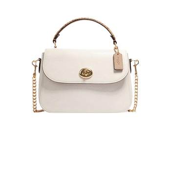 Leather messenger bag coach/coach crossbody fashion