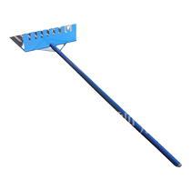 Rhyme with teeth flat sand rake flat sand plate iron aluminum alloy system Athletics Jump Far Sand Pit Flat Sand with toothed sand rake