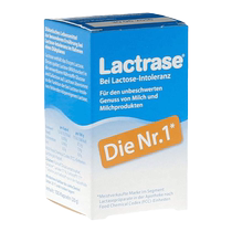 Europe Direct Mail German Pharmacy Lactrase 6000FCC Acidic Lactase Capsule Relieves Lactose Intolérance