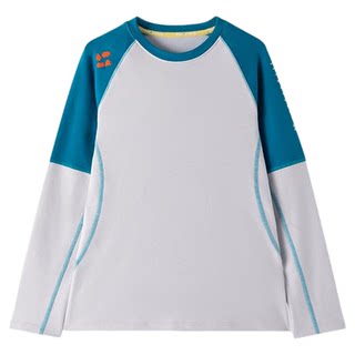 T-shirt de sport color block à manches raglan qui évacue l'humidité