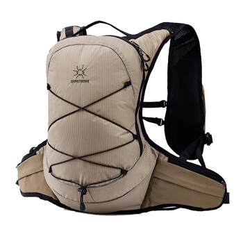 Large capacity running backpack with hydration bag