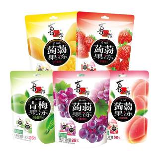 喜之郎蒟蒻果汁果冻吸魔芋青梅茶冻儿童解馋零食小吃休闲食品批发