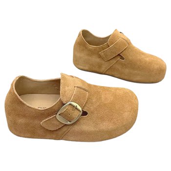 Genuine leather women's shoes french inner height-enhancing boken shoes women's singles shoes Genuine leather women's shoes french inner height-enhancing boken shoes women's singles shoes