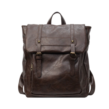 Carol korean style large-capacity textured backpack