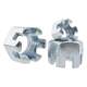 Galvanized hexagonal slotted nut grooved type mother