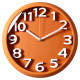 Radio controlled wall clock automatically sets time, minutes and seconds accurately