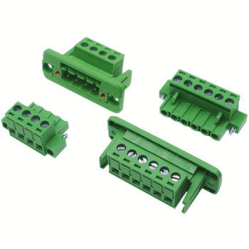 Through-Wall 2Edgwc-5.08Mm Solderless Butt Joint Flanged Plug-In Terminal Block Fixed Panel 2-24P