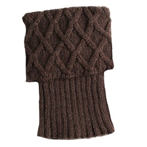 Autumn and winter fashionable men's and women's warm boot covers, calf socks, fashionable short knee pads, ankle pads, flip-up ankle pads, ankle pads