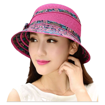 Trendy sun hat for women summer hat Korean style fashionable sun hat beach hat folding flower basin hat straw hat