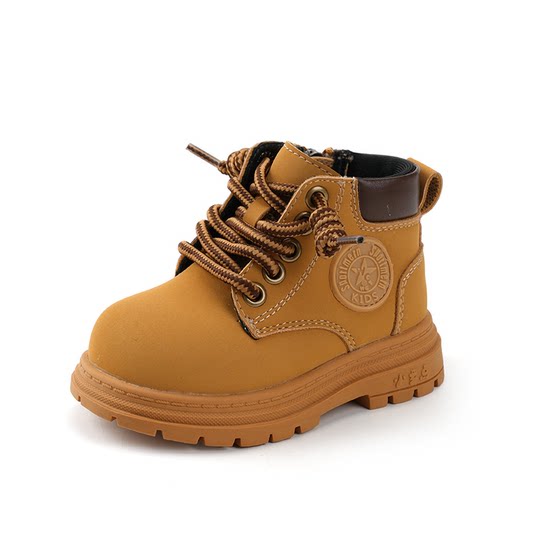 Baby Martin boots, small yellow boots, fashionable and versatile