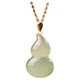 Golden Marriage and Tian Jade Gao Bing Necklace Clear Water Hyacinth