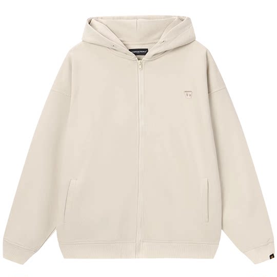 Joker Xue DSP lockeres, vielseitiges Cardigan-Sweatshirt mit Kapuze