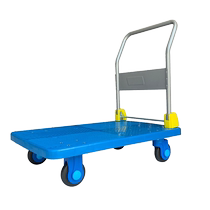 Guangchen trolley truck flatbed truck four-tube thickened silent trolley four-wheel folding trailer