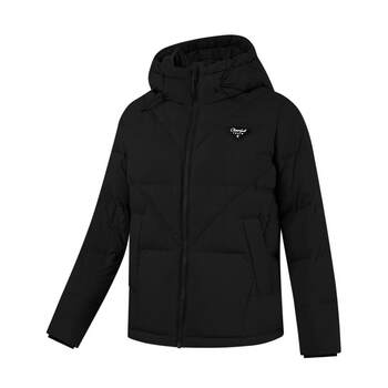 ຈີນ Jordan Cold Resistant Down Jacket Women's 2023 Winter Shopping Mall Style Same Water-Repellent Hooded Warm Top Jacket Women