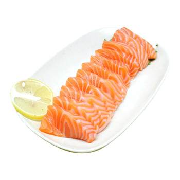 Atlantic salmon raw fish raw salted salmon