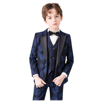 Romon childrens suit flower girl little boy piano show host dress British coat boys suit