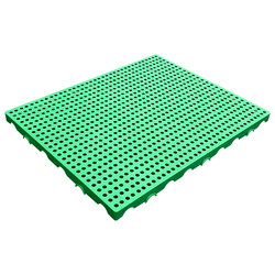 Thickened plastic moisture-proof pad shelf pallet warehouse pet supermarket hard board cold storage floor mat basement grid board