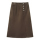 Giordano midi skirt with A-line slit