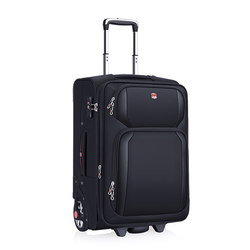 Swiss Army Knife Trolley Case Men's Oxford Cloth Suitcase Strong and Durable Thickened Suitcase 20-Inch Large Wheel Leather Case