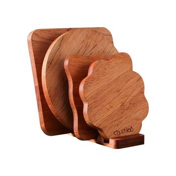 Anti-scalding vegetable bowl casserole household wooden kitchen insulation pad