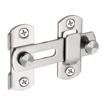 No punching stainless steel door hasp latch lock adhesive push-pull door latch door buckle door bolt old-fashioned door lock