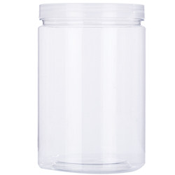 85 food grade transparent plastic bottle with lid dissolved bean kitchen cereal storage jar cookie sealed jar