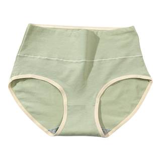 纯棉高腰内裤女士大码胖mm全棉收腹中腰女生夏季薄款透气学生短裤