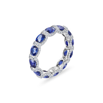 Xuanling galaxy sapphire ring couple