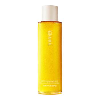 Mei qingxu bubble body oil 150ml brightening niacinamide squalane moisturizing and nourishing body lotion ບຳລຸງຜິວດ້ວຍນ້ຳມັນ