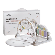 lunastory baby fitness stand pedal piano newborn baby gift 0-3-6 months baby educational toys